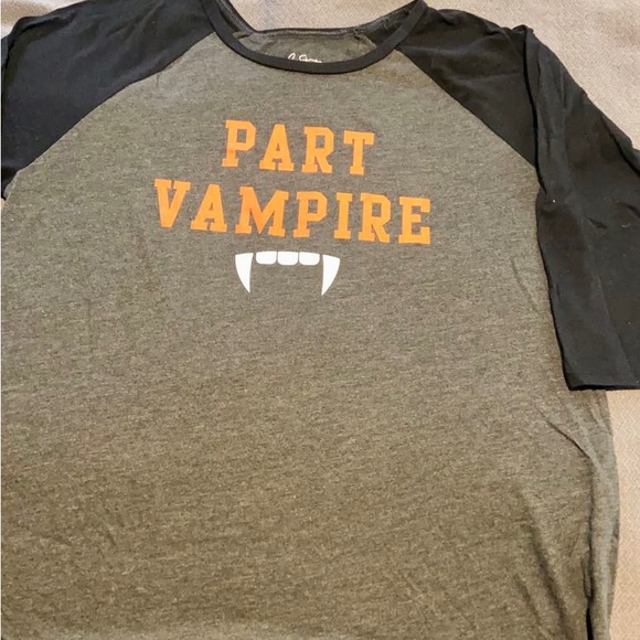 Part Vampire 3/4 sleeve Tee - Picture 3 of 4